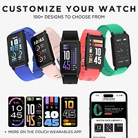 Itouch Active 4 Womens Pink Smart Watch Tc4s01-G12