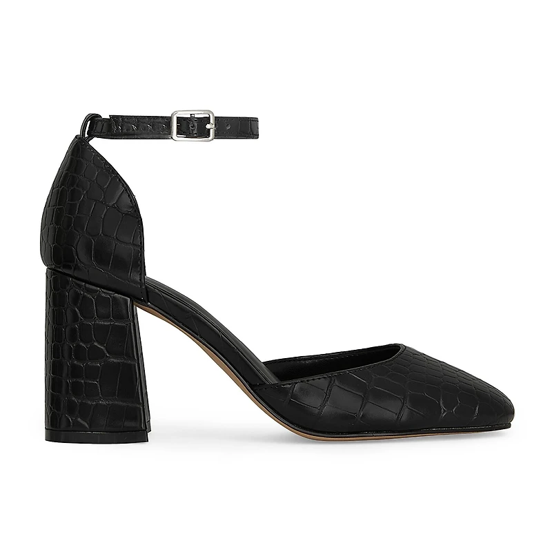 RM Rebecca Minkoff Katerin Womens Square Closed Toe Block Heel Pumps