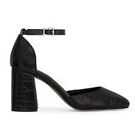 RM Rebecca Minkoff Katerin Womens Square Closed Toe Block Heel Pumps