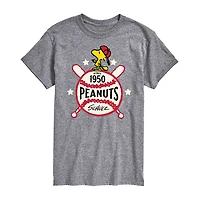 Mens Short Sleeve Peanuts Graphic T-Shirt