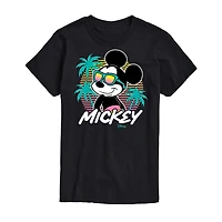 Mens Short Sleeve Mickey Mouse Graphic T-Shirt