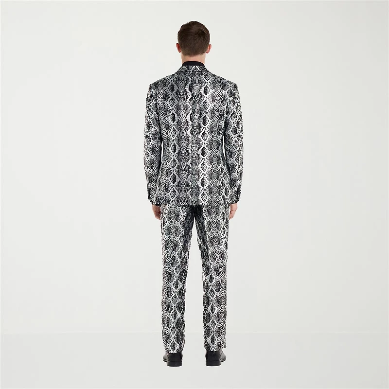 Opposuits Silver Snake Mens 3-pc. Suit Set