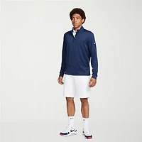 Nike Mens Mock Neck Long Sleeve Active Quarter-Zip Pullover