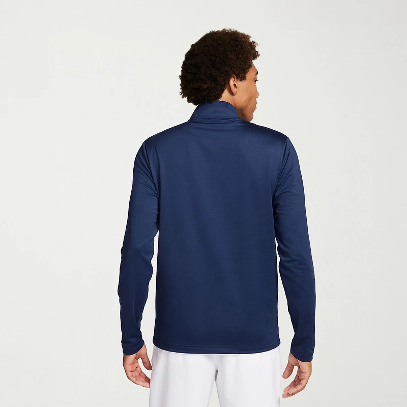 Nike Mens Mock Neck Long Sleeve Active Quarter-Zip Pullover