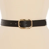 Liz Claiborne 29mm Geo Flip Reversible Womens Belt