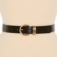 Liz Claiborne 29mm Multi Metal Loop Womens Belt