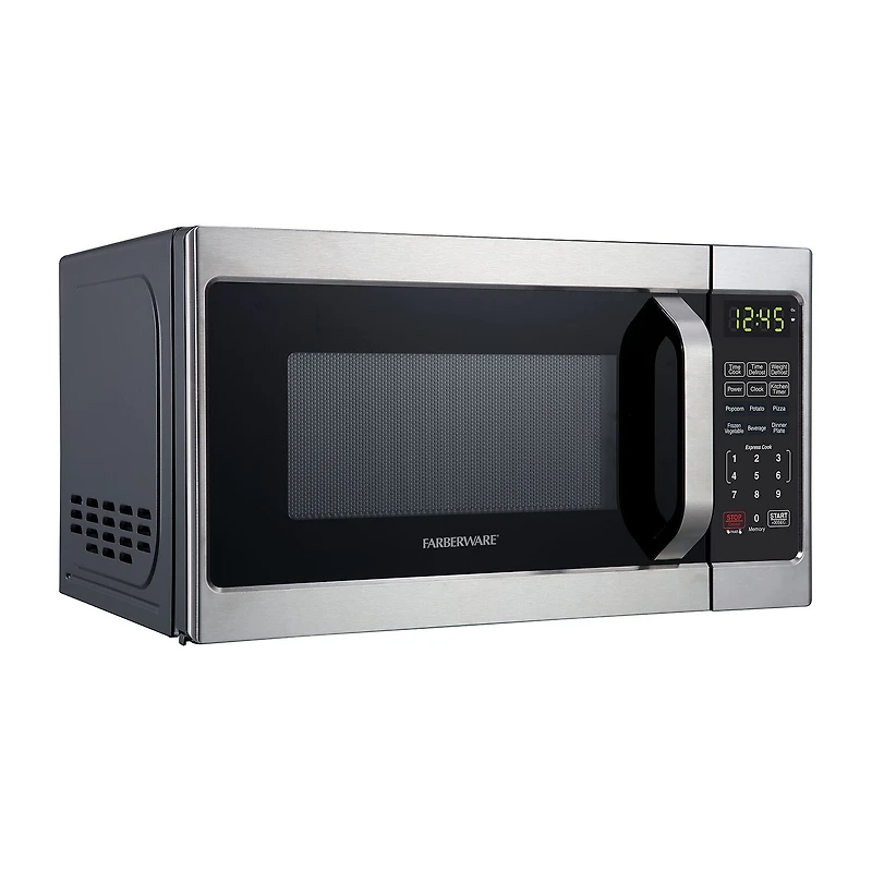 Farberware Classic 0.7 Microwave Oven, Brushed Stainless