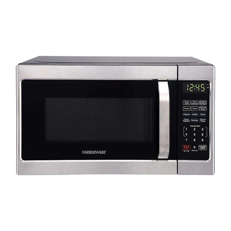 Farberware Classic 0.7 Microwave Oven, Brushed Stainless