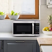 Farberware Classic 0.7 Microwave Oven, Brushed Stainless