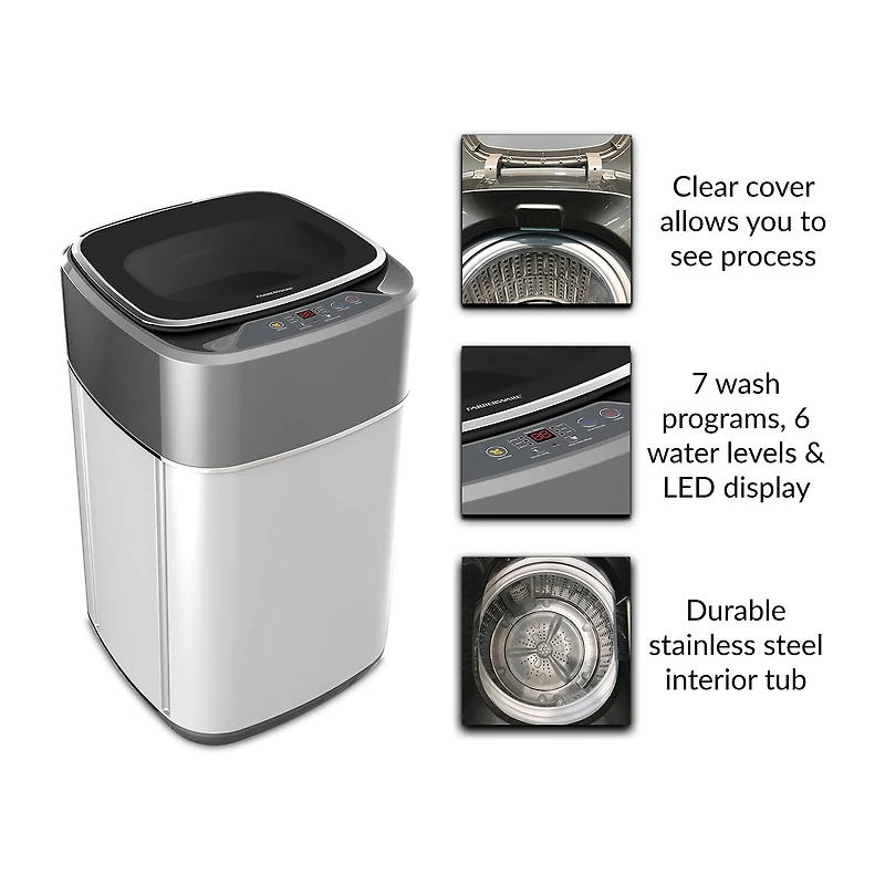 Farberware Professional FCW10BSCWHA 1.0 Cu Ft Clothes Washer