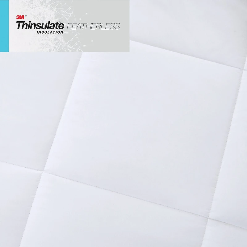 Sleep Philosophy Year Round Warmth 300 Thread Count Cotton Sateen Down Alternative 3M Thinsulate Comforter