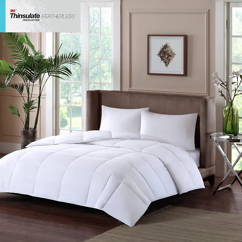 Sleep Philosophy Year Round Warmth 300 Thread Count Cotton Sateen Down Alternative 3M Thinsulate Comforter