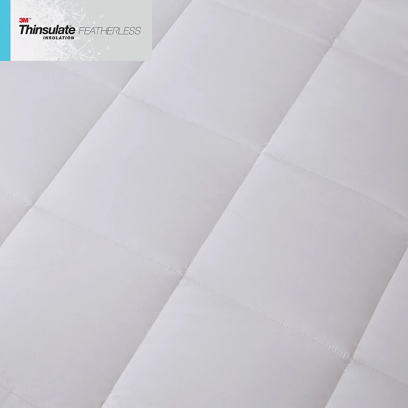 Sleep Philosophy Warmer 300 TC Cotton Sateen Down Alt 3M Thinsulate Comforter