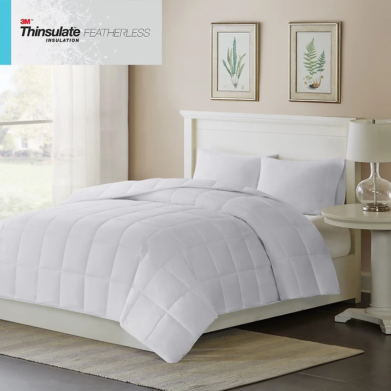 Sleep Philosophy Warmer 300 TC Cotton Sateen Down Alt 3M Thinsulate Comforter
