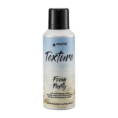 Sexy Hair Texture Foam Party Hair Mousse 5.1 oz.
