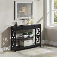 Convenience Concepts Town Square 1-Drawer Console Table