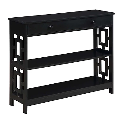 Convenience Concepts Town Square 1-Drawer Console Table