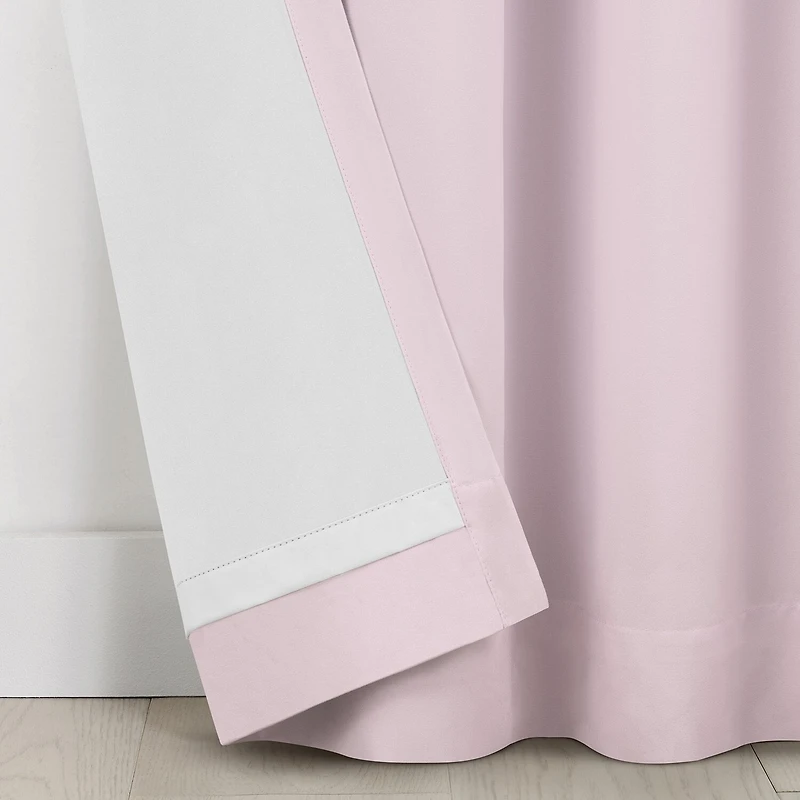 Under the Stars Kids Hayden Ruffle Rod Pocket Back Tab Energy Saving 100% Blackout Single Curtain Panel