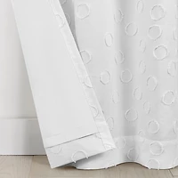 Under the Stars Kids Hayden Clip Dot Rod Pocket Back Tab Energy Saving 100% Blackout Single Curtain Panel