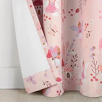 Under the Stars Kids Hayden Fairy Grommet Top Energy Saving 100% Blackout Single Curtain Panel
