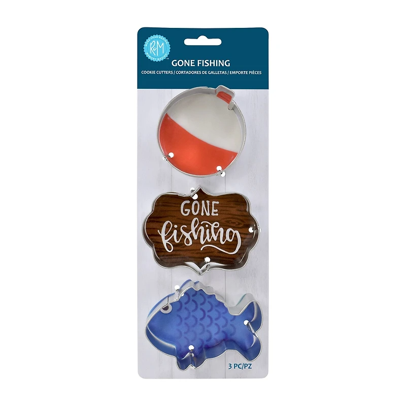 R&M International Llc Gone Fishing 3-pc. Cookie Cutters