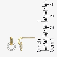 Sparkle Allure White Diamond Accent 11mm Round Stud Earrings