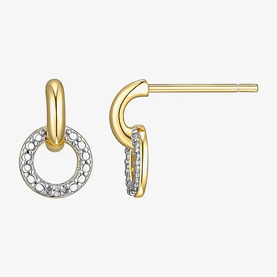 Sparkle Allure White Diamond Accent 11mm Round Stud Earrings