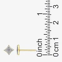 Sparkle Allure White Diamond Accent 6.7mm Diamond Stud Earrings