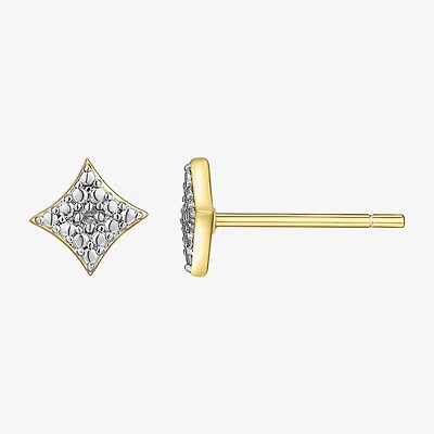 Sparkle Allure White Diamond Accent 6.7mm Diamond Stud Earrings