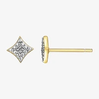 Sparkle Allure White Diamond Accent 6.7mm Diamond Stud Earrings