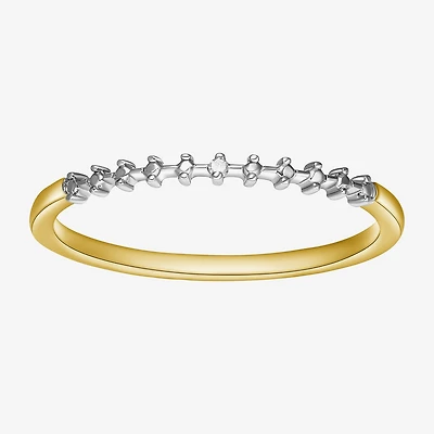 Sparkle Allure Womens White Diamond Accent Delicate Band