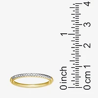 Sparkle Allure Womens White Diamond Accent Delicate Band