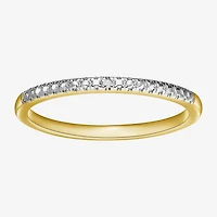 Sparkle Allure Womens White Diamond Accent Delicate Band