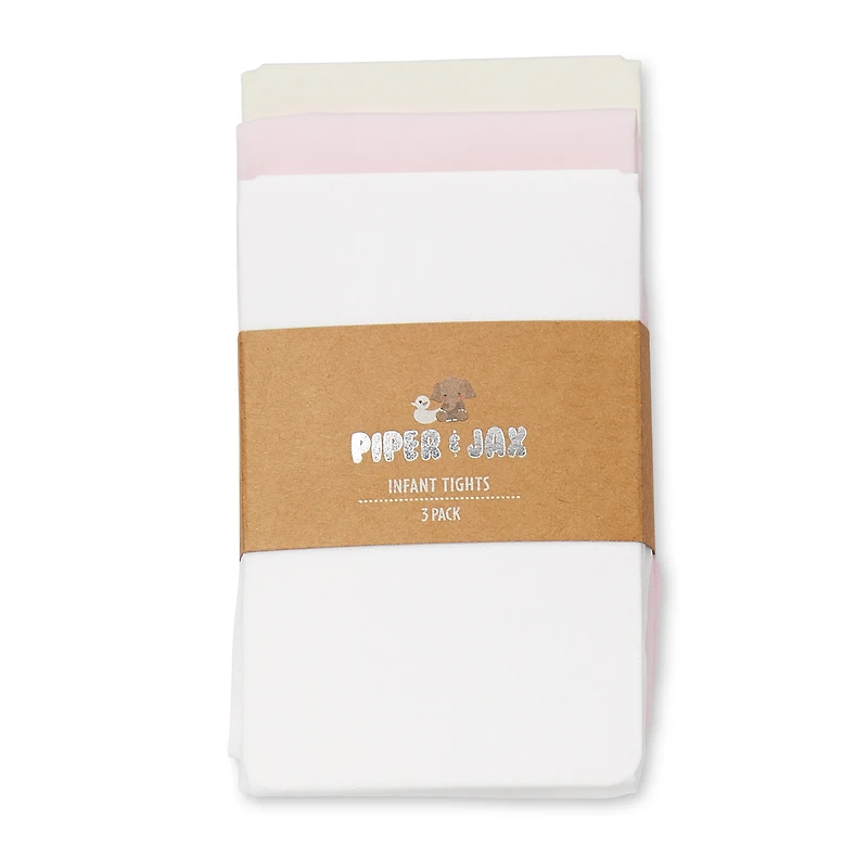 Piper & Jax Baby Girls Multi-Pack 3-pc. Tights