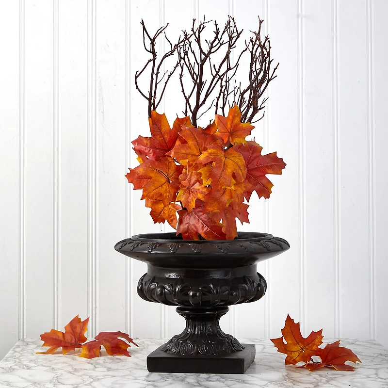 Nearly Natural Autumn Maple Leaf Faux Artificial Flowers