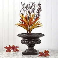 Nearly Natural Set Of 3 Sorghum Art Bush Artificial Flowers