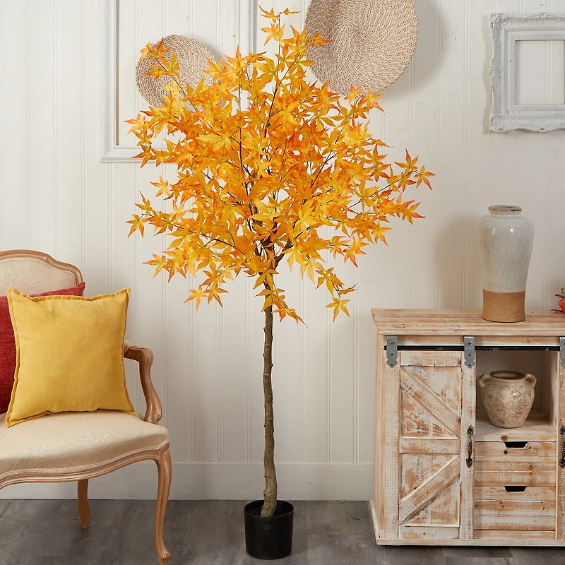 Nearly Natural 6ft Autumn Maple Artificial Plant