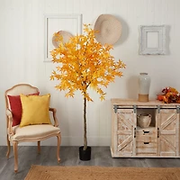 Nearly Natural 6ft Autumn Maple Artificial Plant