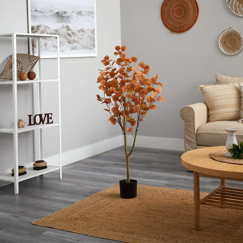 Nearly Natural 4ft Faux Eucalyptus Artificial Plant