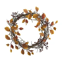Nearly Natural Harvest Twig Wreath