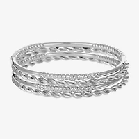 Liz Claiborne Womens 4-pc. Glass Bracelet Set