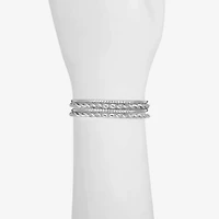 Liz Claiborne Womens 4-pc. Glass Bracelet Set