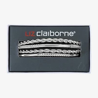 Liz Claiborne Womens 4-pc. Glass Bracelet Set