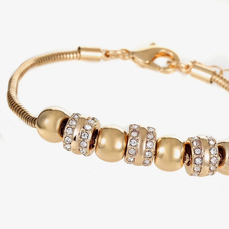 Liz Claiborne Womens Glass Strand Bracelet