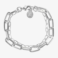 Liz Claiborne Layered Womens Solid Link Bracelet
