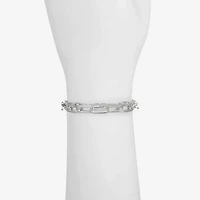 Liz Claiborne Layered Womens Solid Link Bracelet