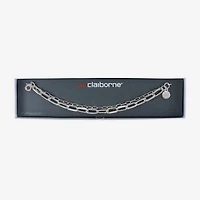 Liz Claiborne Layered Womens Solid Link Bracelet