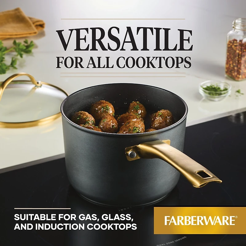 Farberware Induction 3-qt Sauce Pan with Lid