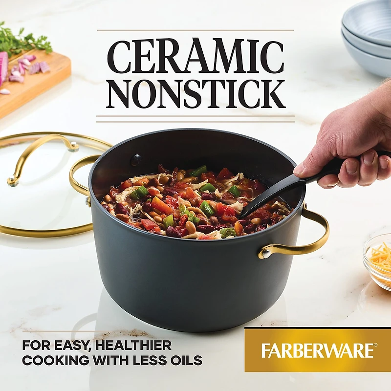 Farberware Induction 6-qt Stockpot with Lid