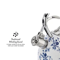 Laura Ashley Stove Top 10-Cup Tea Kettle